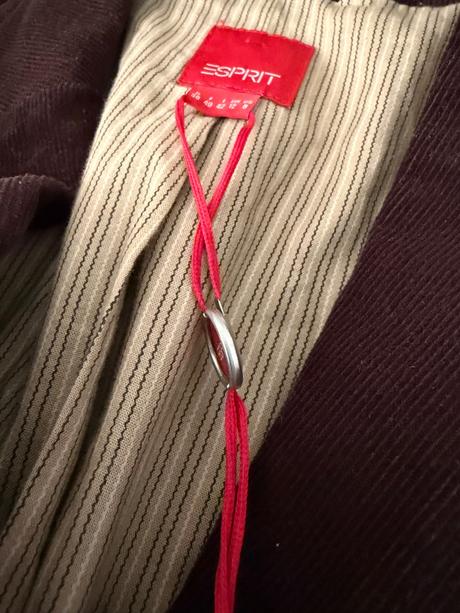 Esprit stale trendy manchester sako krasna cokolad, esprit,38