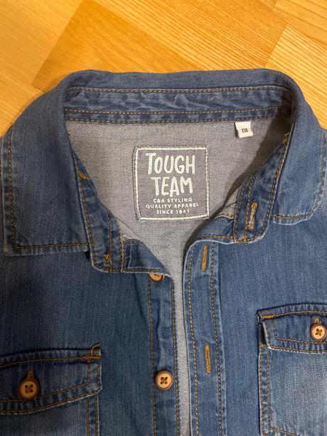 Chlapčenská rifľová košeľa, c&a,134