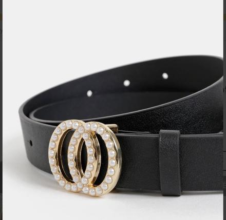 Čierny opasok dorothy perkins, dorothy perkins