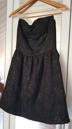 Čierne korzetove saty, amisu,34