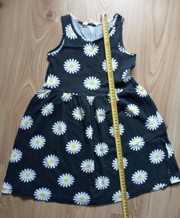 Šaty margarétky hm 116/122, 116