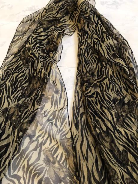 Šatka na krk - kone, xl