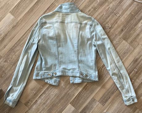 Dámska bledá riflovka, h&m,38