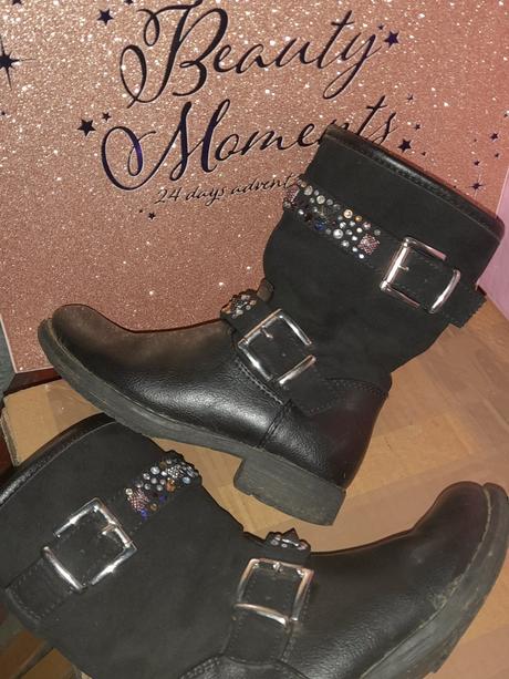 Kožené čierne čižmy, dkny,26