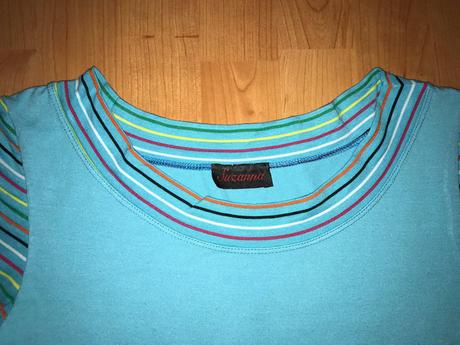 Modré elastické tričko, s
