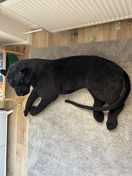Plysova puma - panter 130 cm, 