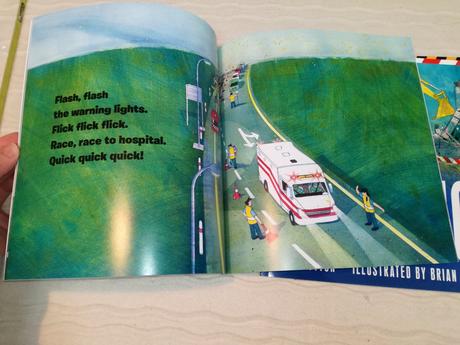 Sally sutton ambulance roadworks demolition nea20,