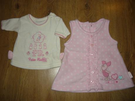 Súprava teplé šaty a tričko -56, disney,56