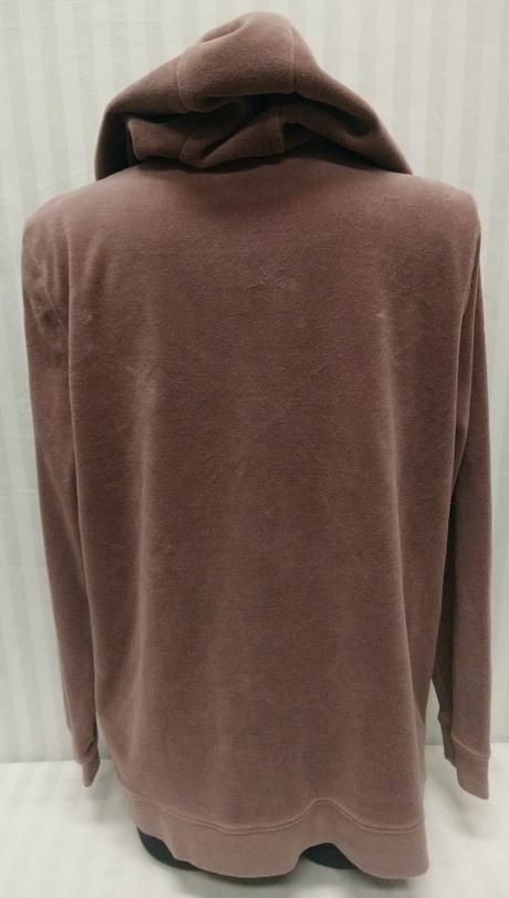 Dámska šedo fialová zamatová mikina, esmara xl/xxl, esmara,xxl