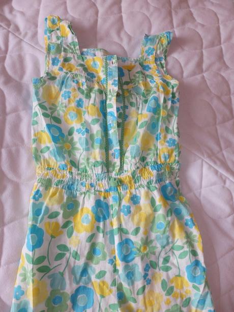Kvietočkový overal na leto 4/5 rokov, 116