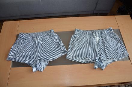 Šortky pásik dole h&m - v. 152, 164, 152