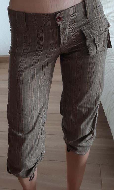 Hnede 3/4 nohavice, m