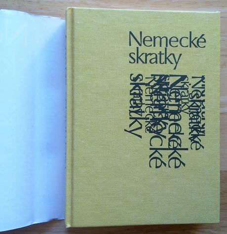 Nemecké skratky, irena bojszová,