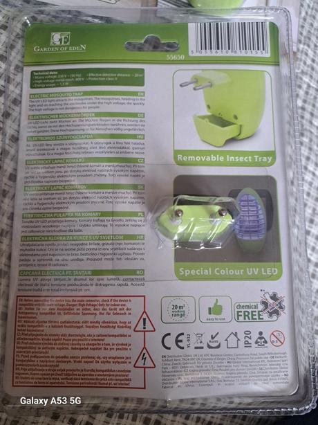 Elektricky odpudzovac na komare, 