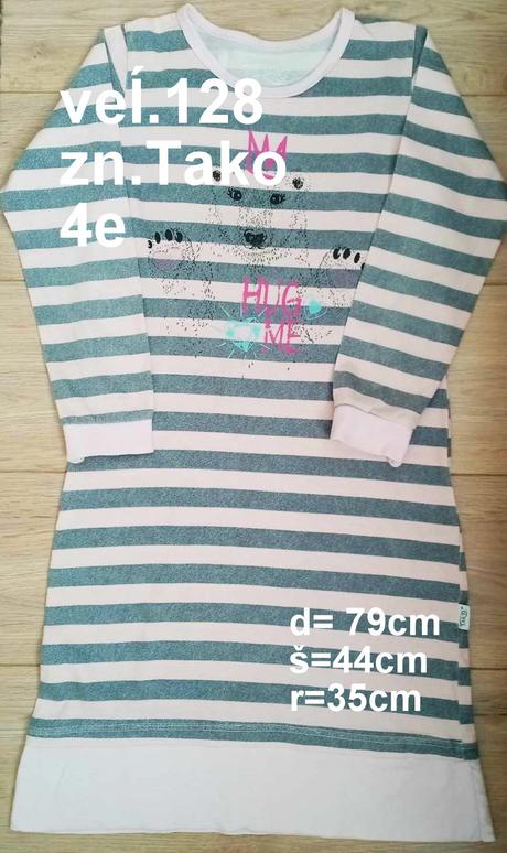Nočná košieľka, veĺ.128, zn. tako, 128