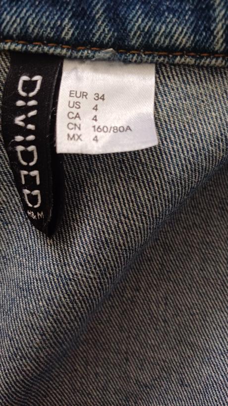 Riflová bunda s / h&m, h&m,s