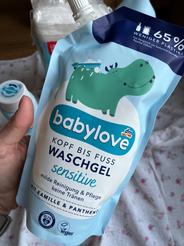 babylove detský šampón sensitive - náhradná náplň, 500 ml