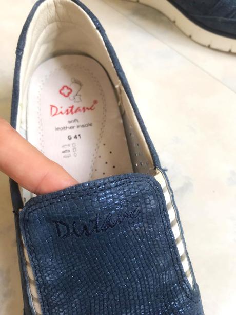 Celokožené komfortné tenisky distanc, 41