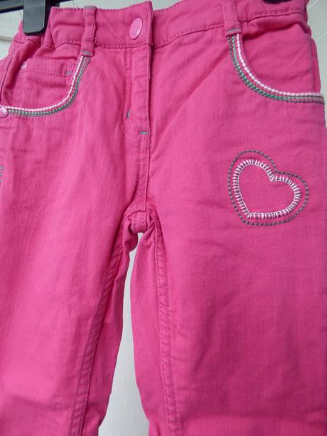 Ružové nohavice, c&a,122