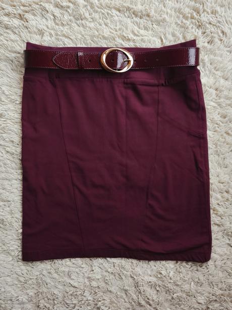 Bavlnená vínová sukňa, terranova,s