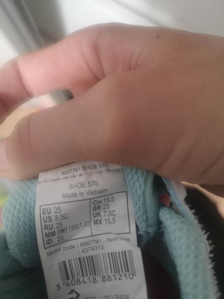 Ľahké decathlon tenisky, decathlon,25