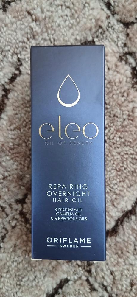 Nočný olej na vlasy eleo,