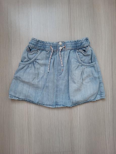 Riflová suknička, h&m,128