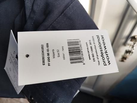 Pracovné nohavice na traky, l