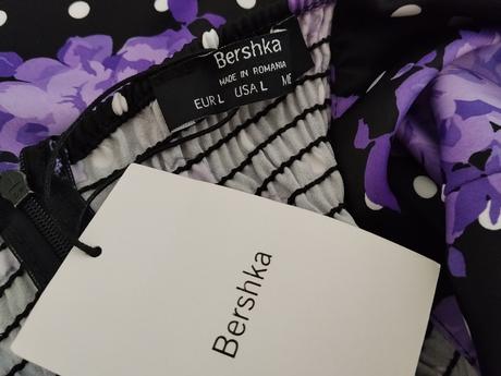 Luxusné bershka šaty s balónovými rukávmi, bershka,l
