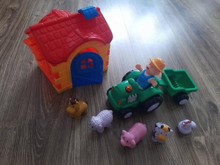 Detská farma, farmársky traktor, 