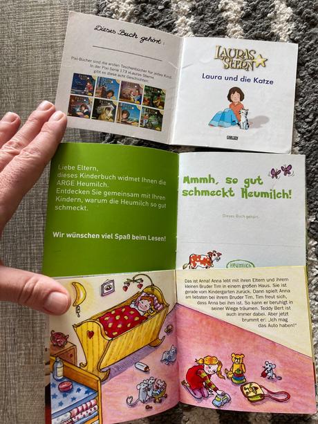 Mini knižky v nemčine 2ks, 