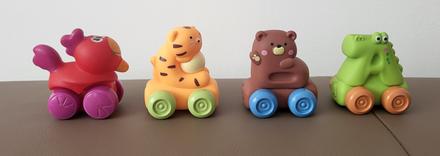 Vzdelávacie vinylové autíčka, 