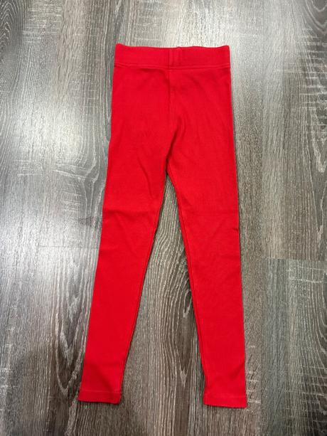 Bubbe cervene vrubkovane leginy 116/122, bubbe,116