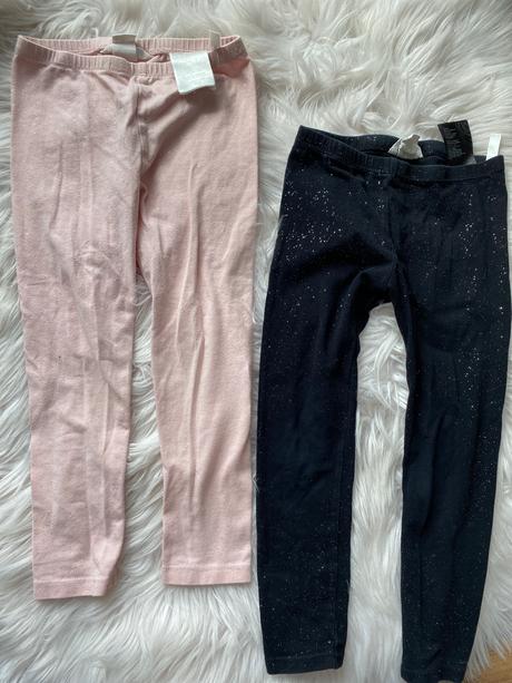 3 ks legin h&m s trblietkami, h&m,104