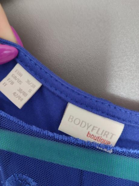 Modré šaty, bonprix,36