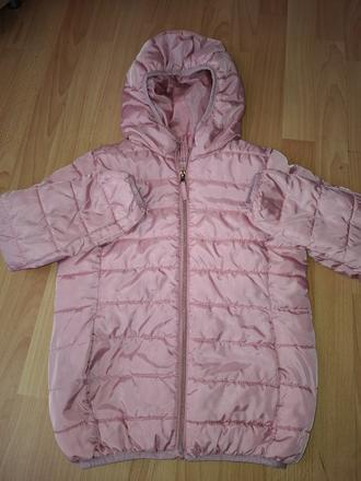 Zimná dievčenska bunda 134/140, 134