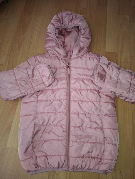 Zimná dievčenska bunda 134/140, 134