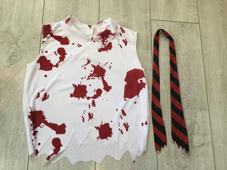 Dievčensky kostym zombie 10-12 rokov,