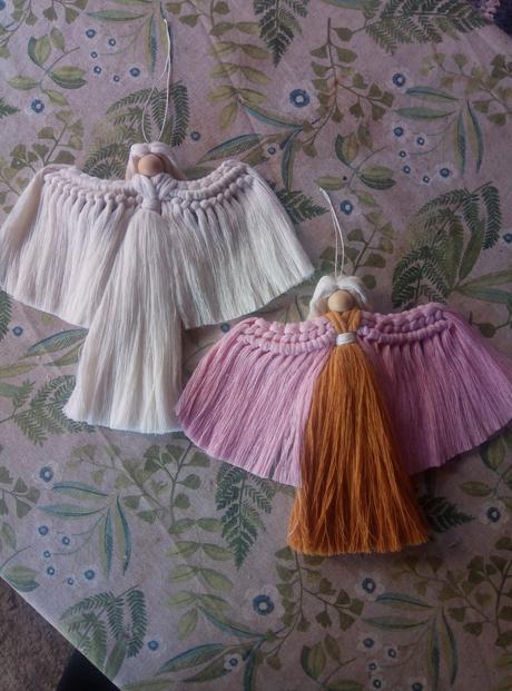 Macramé anjel,