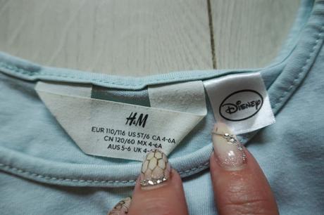 Šaty h&m disney 122/128, h&m,110