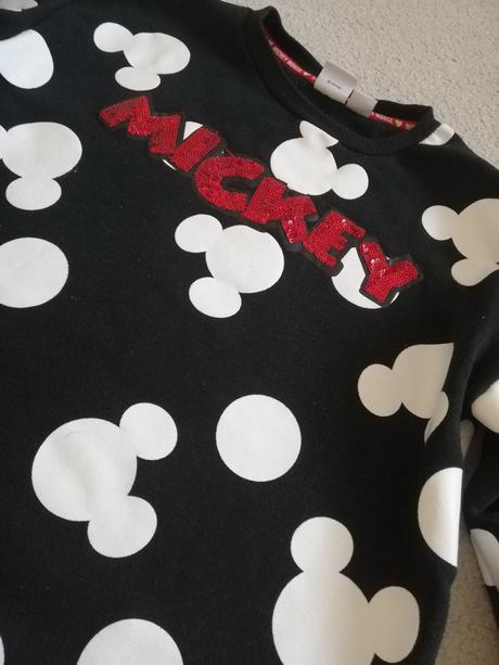 Mickey mouse mikina, h&m,158
