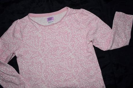 Ružovobiele tričko, f&f,122