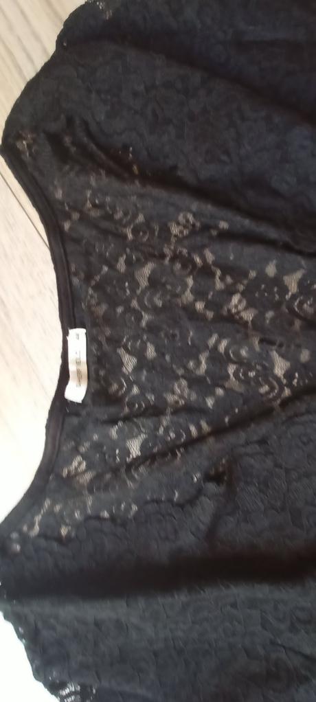 Čipkované body s dlhým rukávom, 44