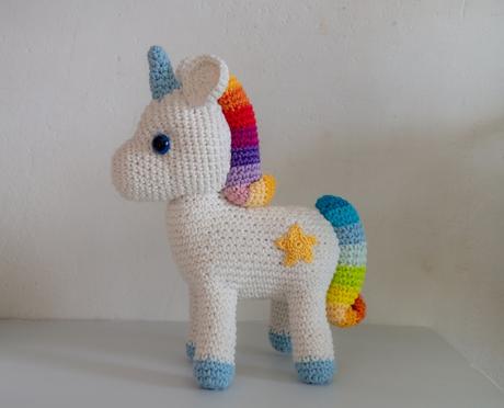Háčkované jednorožce - rôzne druhy, 