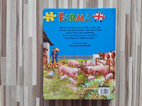 Kniha farma s 8 puzzle slovensko anglická, 