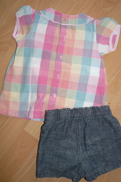 Blúzička a kraťasy, marks & spencer,92