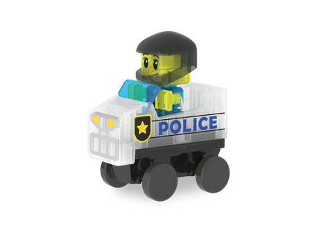 Magna-tiles police patrol, 