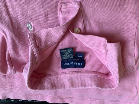 Ralph laurent ružová polokošeľa, ralph lauren,104