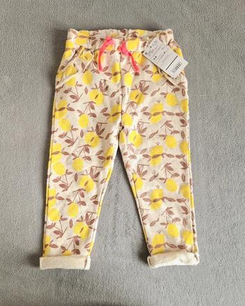Mango dievčenské nohavice bavlnená zmes, mango,104