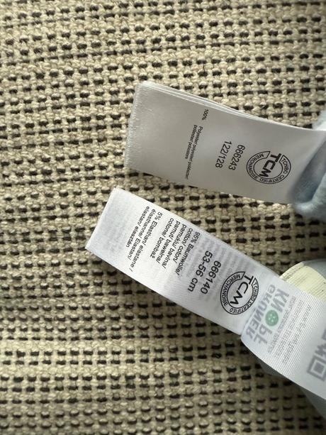 Flísová bunda a nová čiapka 122/128, tchibo,122